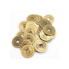 [Quà tặng] Đồng Xu Phong Thủy, Vật Phẩm Chiêu Tài, Đồng Xu Cổ, Xu Ngũ Đế Phong Thủy