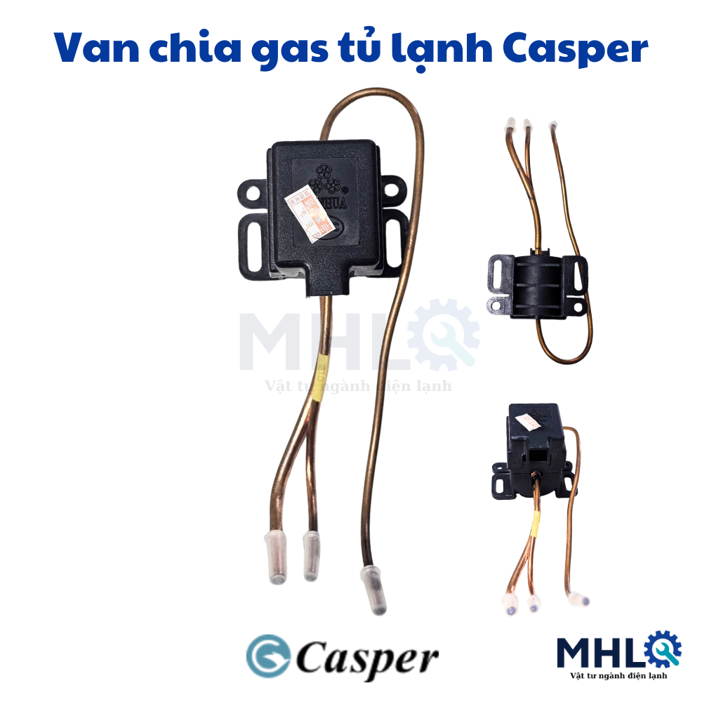 Van chia gas tủ lạnh casper,van tiết lưu tủ lạnh casper, bộ chia gas tủ lạnh casper, coil tủ lạnh ca
