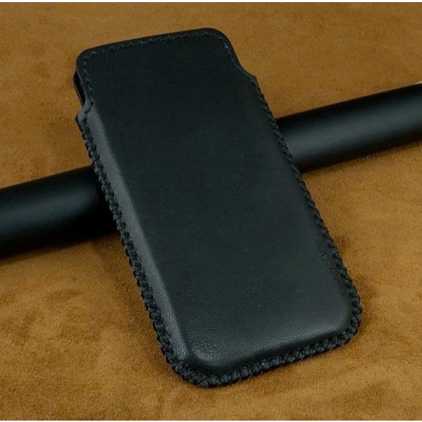 Bao da rút Samsung Galaxy A56 5G da bò thật may thủ công đẹp bền sang