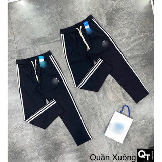  Quần Jogger Nam Nữ Thể Thao Quần Ống Xuông 3 Sọc - 1 Sọc 
