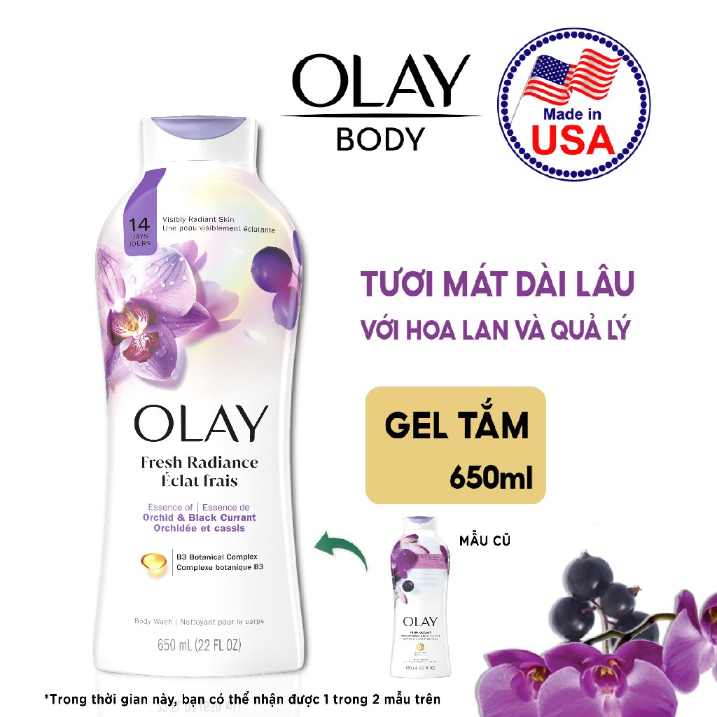 [USA] Sữa tắm Olay Mỹ hương Hoa Lan - HKT Shop