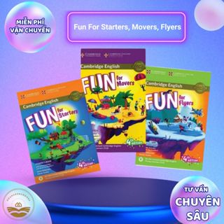 Sách - Fun For Starters, Movers, Flyers - có file nghe