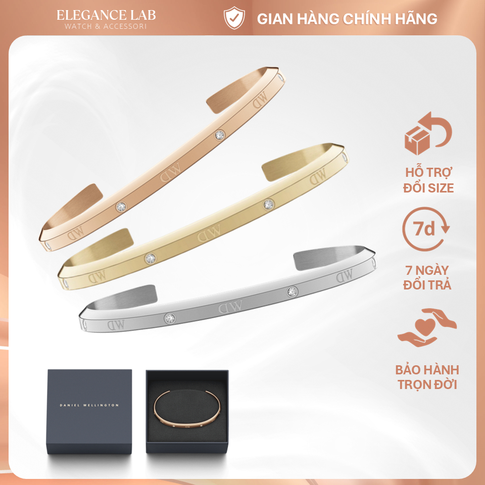 (CHÍNH HÃNG) Vòng Tay Daniel Welington Classic LUMINE V2 DW Bracelet Cuff
