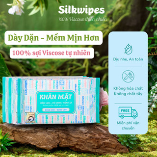   Vải dày LOẠI 1  03 Khăn mặt khô dạng rút cao cấp SILKWIPES Khăn khô lau mặt Khăn mặt một lần dạng rút  - R5 