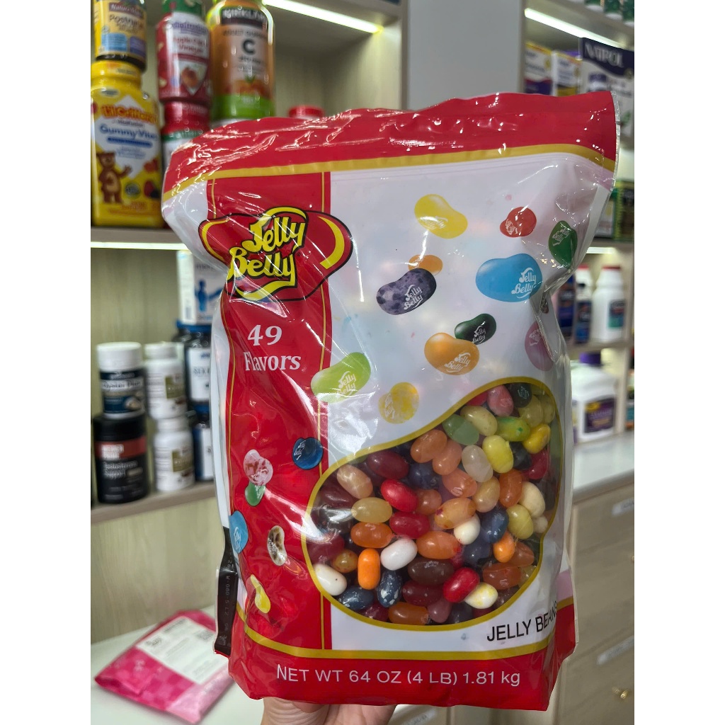 Kẹo trái cây Jelly Belly 30 Flavors 1.44kg Mỹ[NEW DATE 08/2026]
