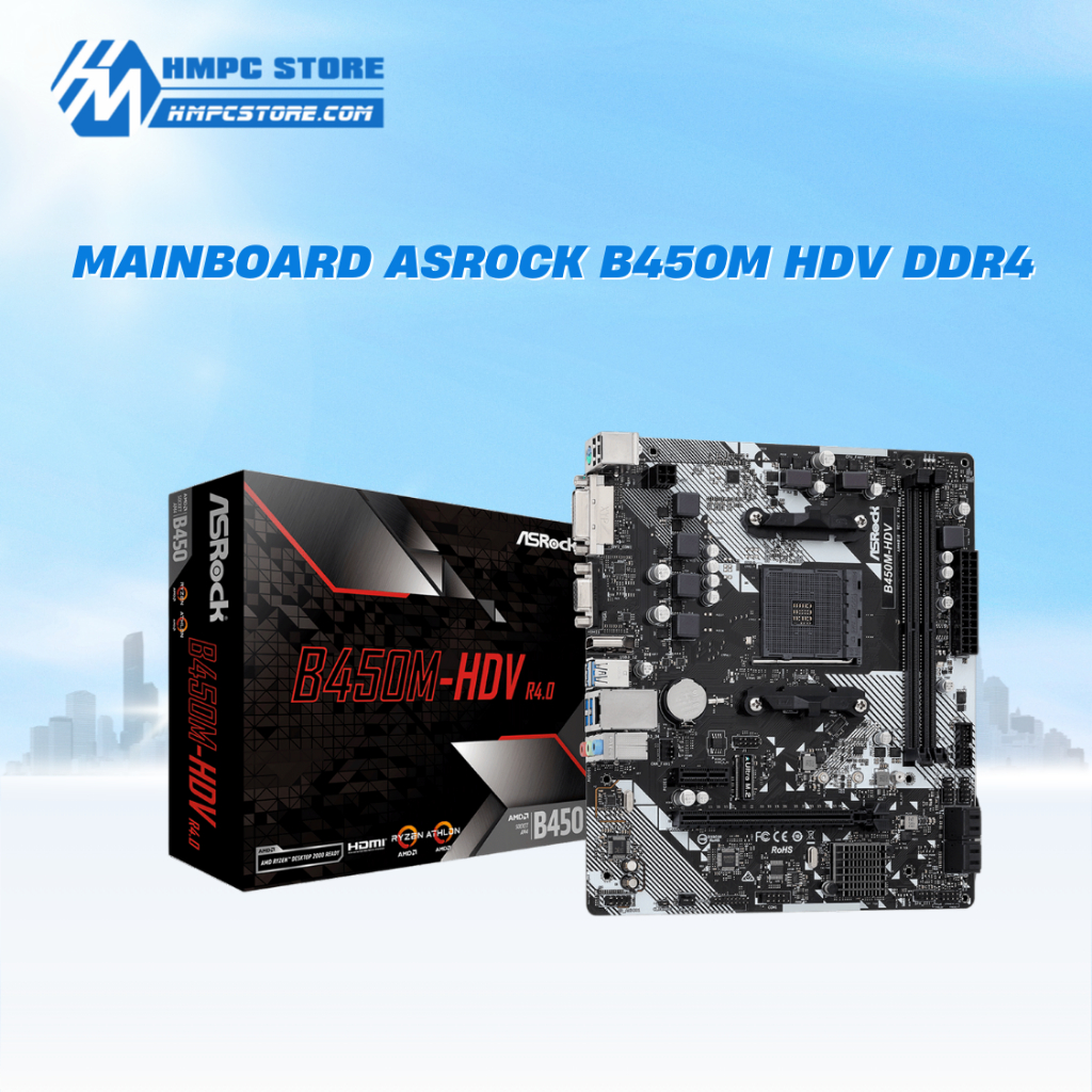 Mainboard Asrock B450M HDV DDR4