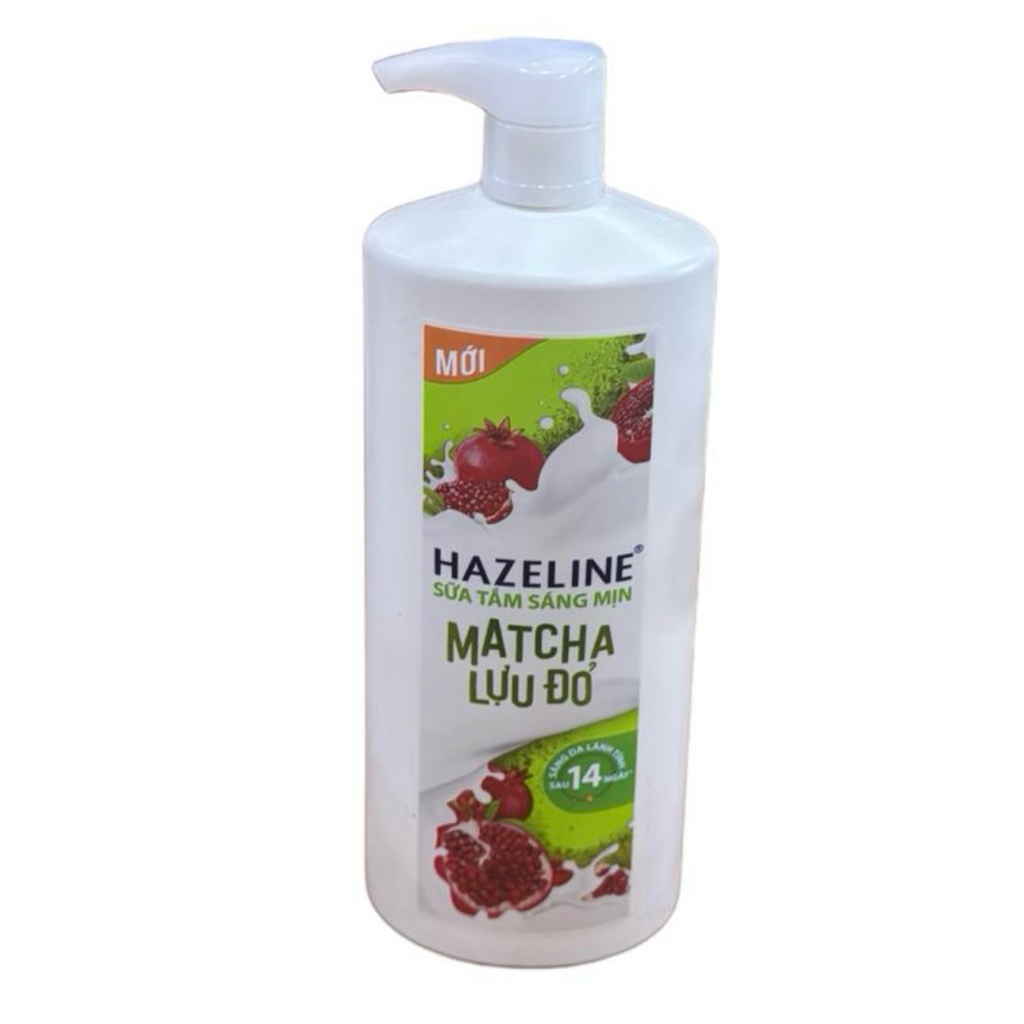 SỮA TẮM HAZELINE-MATCHA-LỰU ĐỎ-1KG