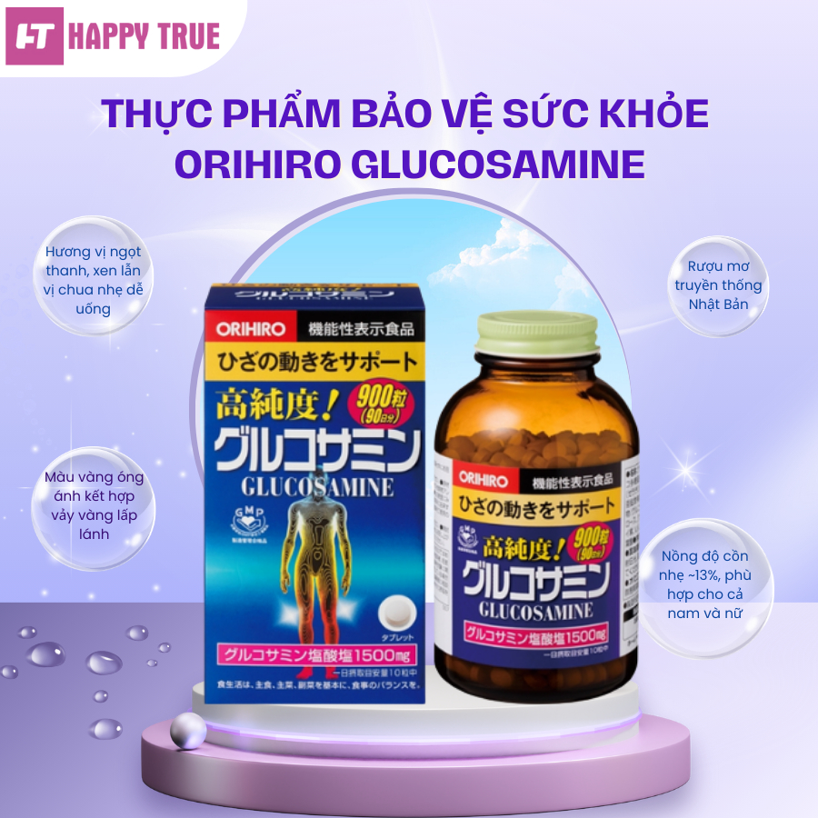 Thực phẩm bảo vệ sức khỏe ORIHIRO Glucosamine 900 viên