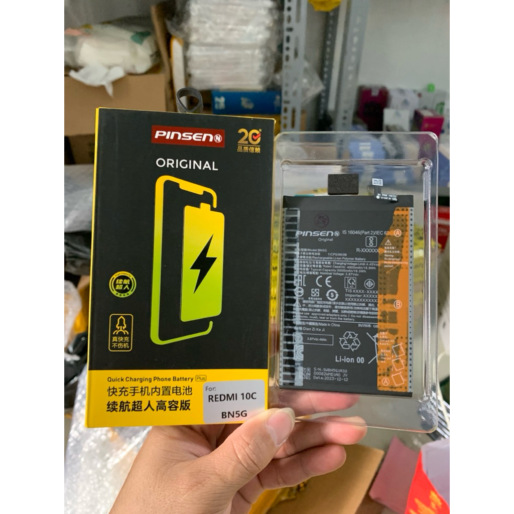 PIN BN5G / REDMI 10C ZIN HỘP XỊN PINSEN DUNG LƯỢNG CHUẨN 5000MAH