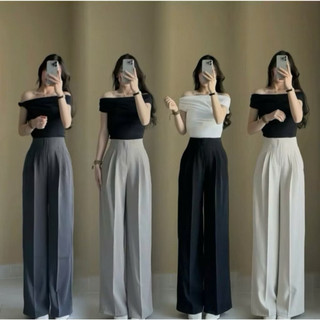    DEAL MỞ BÁN 99K   Quần tây ống suông cạp liền lưng cao hách dáng và tôn eo   khóa giọt lệ sau & có túi sường  . 