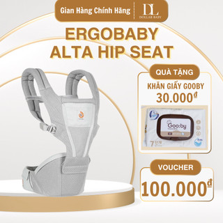 Địu Em Bé Trợ Lực Ergobaby Alta Hip Seat - Tốt Cho Hông, Vải SoftFlex™ Thoáng Khí - Chính Hãng Mỹ
