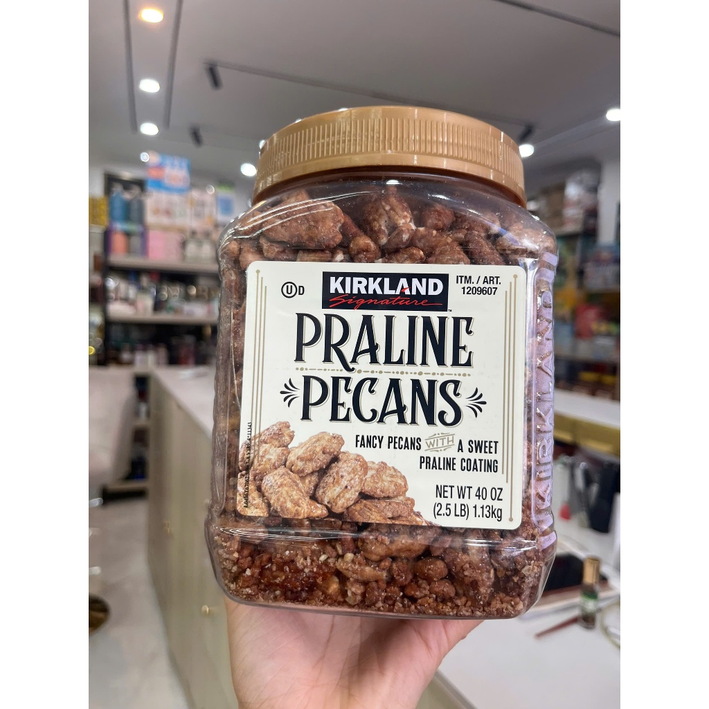 HẠT HỒ ĐÀO PHỦ ĐƯỜNG NÂU PRALINE PECANS - 1,13KG/ FROM KIRLAND SIGNATURE - USA