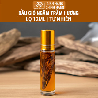Dầu gió ngâm trầm hương Xưởng Mộc Việt - Lọ 12ml