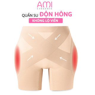  Quần Độn Hông Mút Liền Quần Hỗ Trợ Nâng Mông Chất Su Thông Hơi Tạo Đường Cong Quyến Rũ AMI 482 