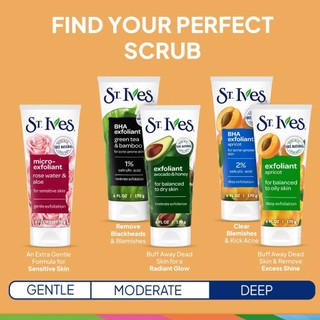 Sửa rữa mặt tẩy da chết St.Ives