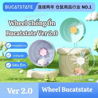 [BUCATSATE]Wheel Bucatstate ver 2.0 Size 26cm ️ Phù hợp : hamster, sóc bay, nhím, và các vật nuôi nhỏ khác