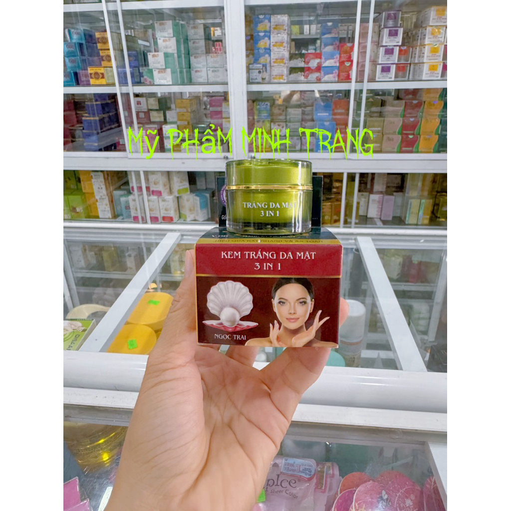 Kem AIHAO 10g Trắng Da Mặt 3in1 AI HAO