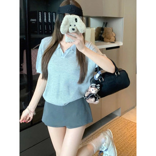 Áo Len Lỗ Có Cổ Tay Ngắn