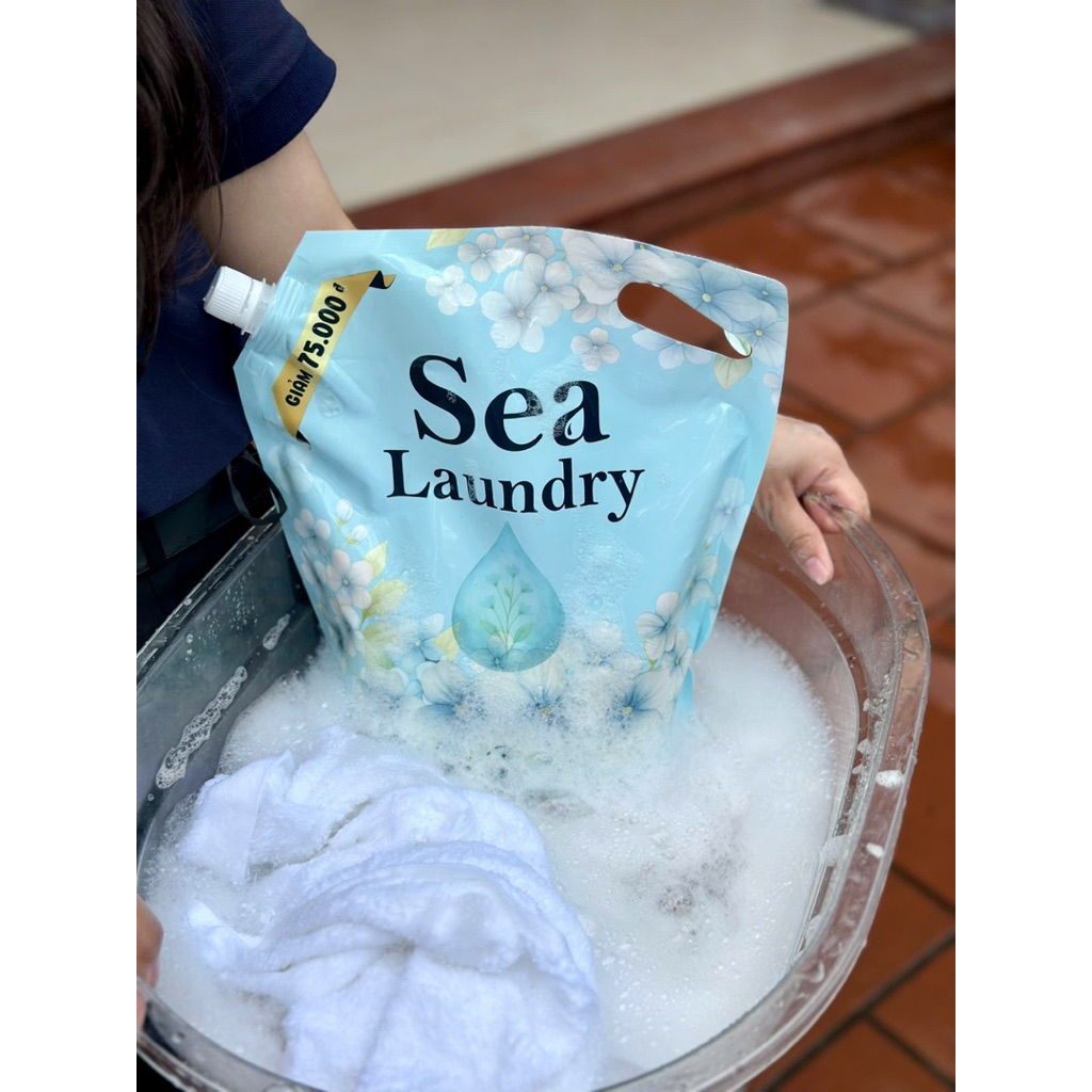 Nước giặt Sea Laundry 1 túi 3l (thùng 4 túi)