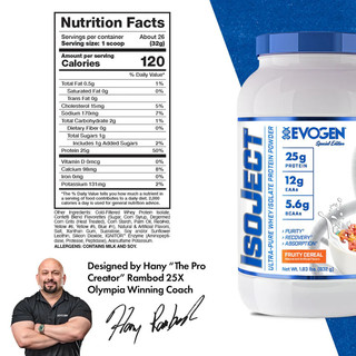 Whey Protein Isolate EVOGEN Isoject : Made in USA