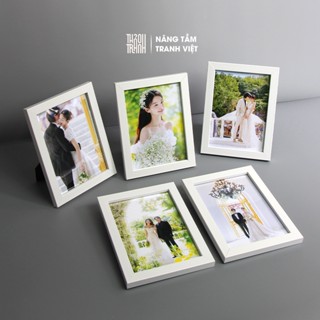 Khung Hình 13x18cm Để Bàn & Treo Tường - Tặng Kèm In Ảnh Theo Yêu Cầu - Khung Ảnh Cưới Thảo Tranh