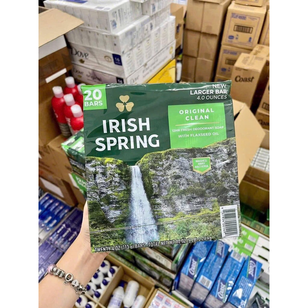 Nguyên Lốc 20 Xà bông cục IRISH SPRING ORIGINAL 113g MỸ
