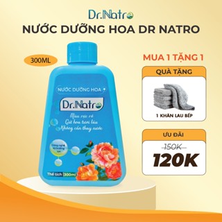 Nước cắm hoa tươi lâu không thối nước kích nở hoa chai 300ml Dr Natro cắm được 60 bình tiết kiệm