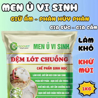 Men rắc nền chuồng, Men ủ vi sinh giúp giảm mùi hôi chuồng trại kg