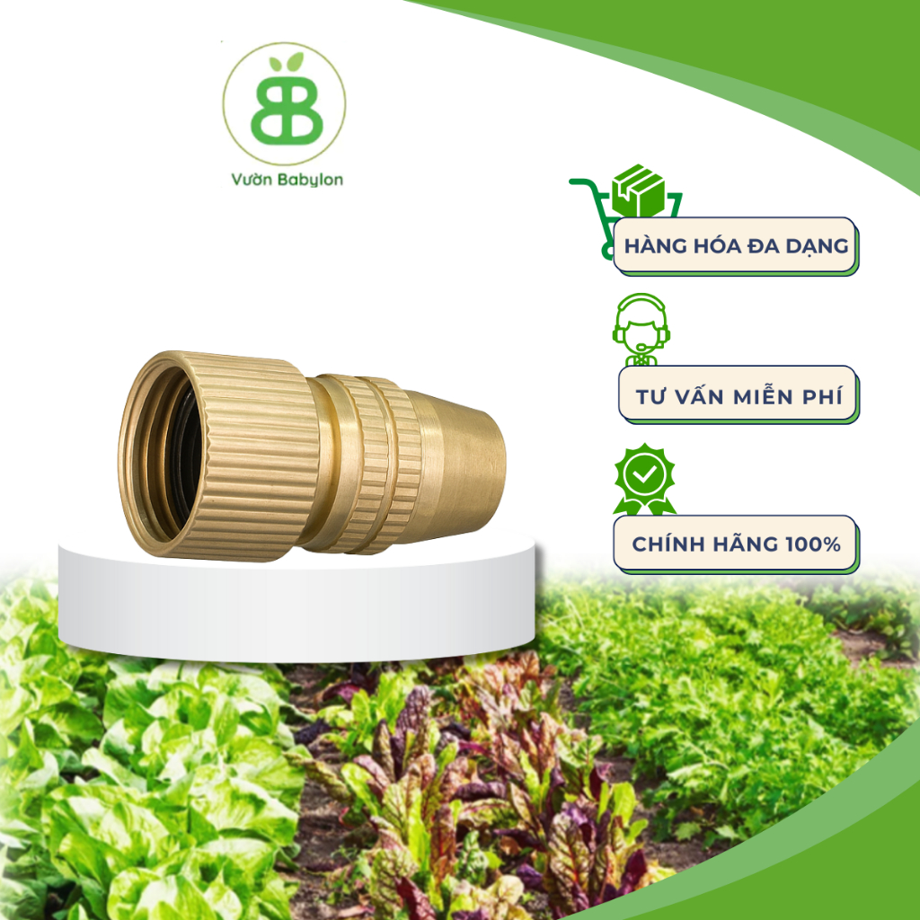 Béc Phun Bằng Đồng Bình Dudaco, Béc đồng chuyên dụng Vuonbabylon, Phun Thẳng, Phun Sương - 2L/4L/8L/16L