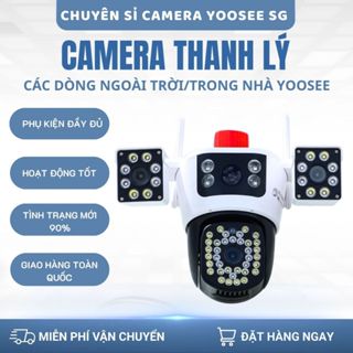  Camera Yoosee Thanh Lý Hàng Mới 90% Đầy Đủ Phụ Kiện Đa Dạng Mẫu Ngoài Trời Và Trong Nhà 