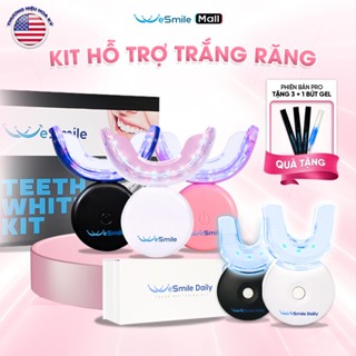 Kit làm trắng răng WESMILE PRO 3+1, WESMILE DAILY làm trắng răng tại nhà, tặng kèm bút gel cao cấp