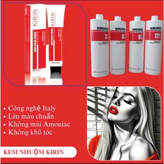KEM NHUỘM TÓC COLLAGEN MỀM MƯỢT KIRIN 100ML