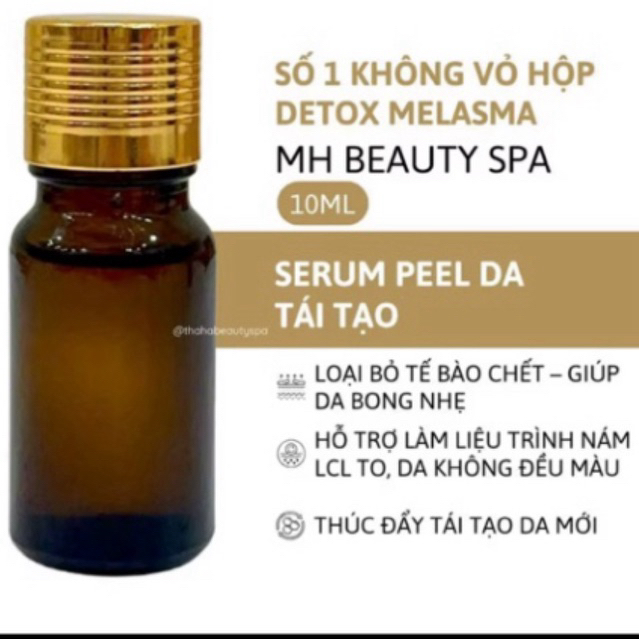 [CHÍNH HÃNG] Serum Peel Da Mờ Nám - Detox Melasma Số 1 MH Beauty Spa |Làm Sáng Da, Cải Thiện Sắc Tố,