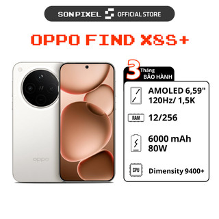  OPPO Find X8s Plus Chip Dimensity 9400+ Pin 6000 mAh. SonPixel 
