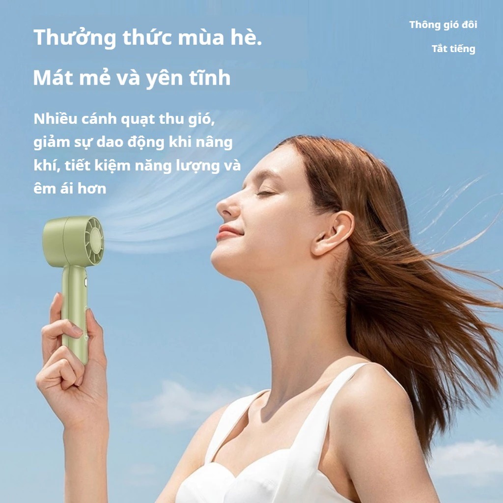Quạt Cầm Tay Mini T10 Siêu Mát, Với 3 Tốc Độ Gió Làm Giá Đỡ Điện Thoại Có Thể Sạc Lại Pin Khủng Nhiều Màu Sắc | BigBuy360 - bigbuy360.vn