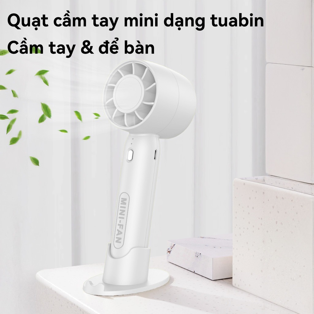 Quạt Cầm Tay Mini T10 Siêu Mát, Với 3 Tốc Độ Gió Làm Giá Đỡ Điện Thoại Có Thể Sạc Lại Pin Khủng Nhiều Màu Sắc | BigBuy360 - bigbuy360.vn