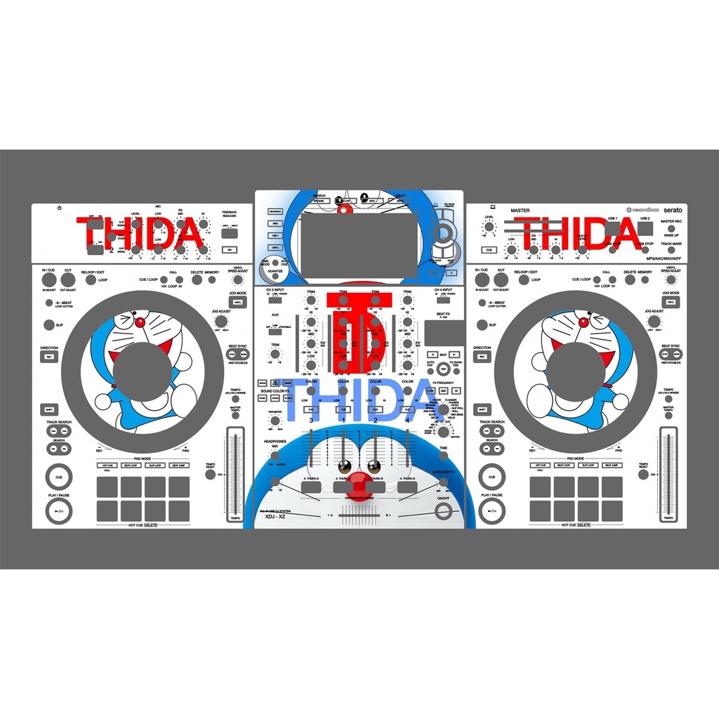 Skin Dj XDJ XZ hình ảnh theo yêu cầu, ib hình ảnh shop lên demo.