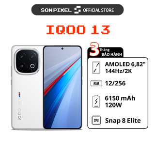  vivo iQOO 13 Chip Snapdragon 8 Elite Ram 12 16GB Pin 6150 mAh. SonPixel 