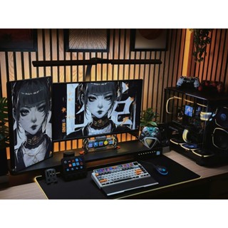 Bàn phím cơ LEOBOG AMG65 3 Chế độ kết nối / Màn hình ma trận điểm thông minh 315 LED /Led Rgb Đã Mod