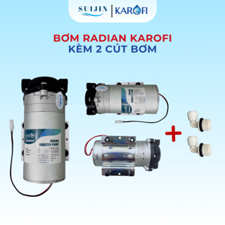 Bơm Tăng Áp 24V Radian Karofi Chính Hãng Dùng Cho Máy Lọc Nước RO BẢO HÀNH 1 NĂM