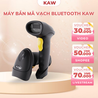  Máy Quét Mã Vạch Không Dây Bluetooth Cao Cấp Kaw Máy Bắn Mã Vạch Không Dây Kết Nối Điện Thoại 