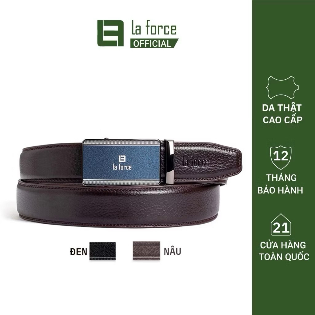 Thắt lưng nam da thật LAFORCE sang trọng D590-1107D