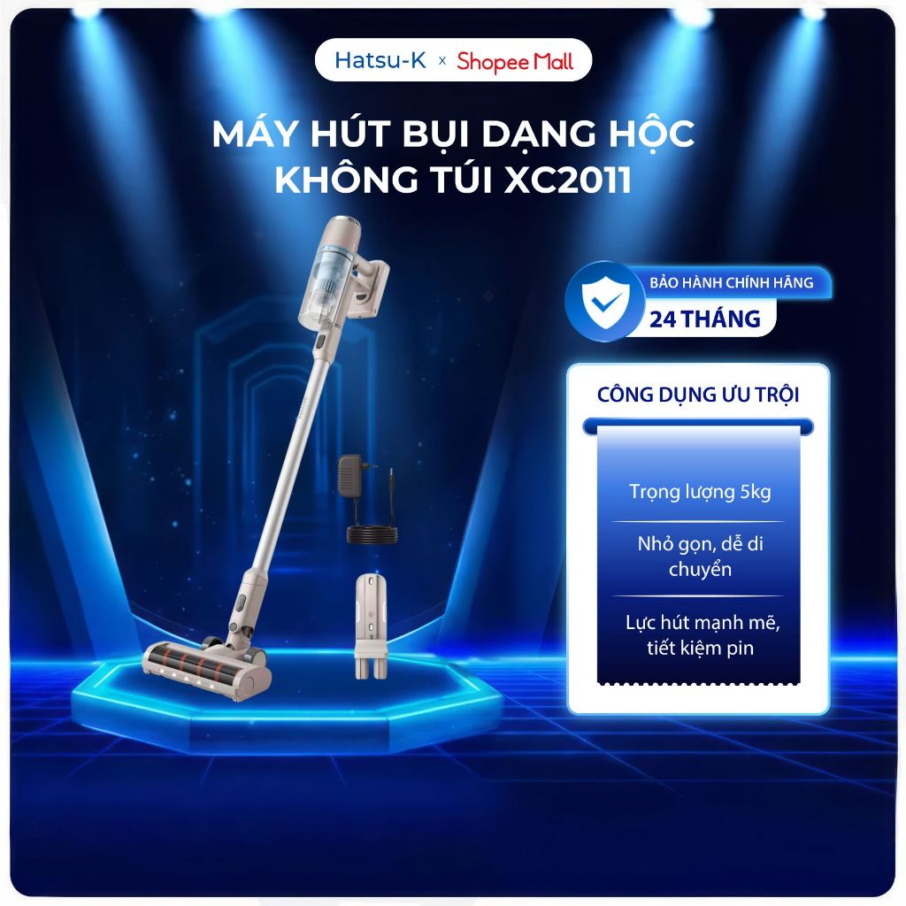 Máy hút bụi dạng hộc không túi Philips XC2011