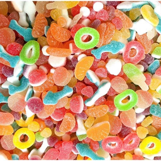  Kẹo Dẻo Chip Phủ Đường Mix Nhiều Vị Đa Dạng Hình 