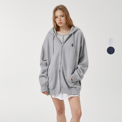 Áo Khoác WHO.A.U Steve Hood Zip-up(Brushed)_WHMZF4T21U