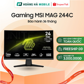  Màn hình Gaming MSI MAG 244C  24" FHD VA 180Hz 1ms Cong  - Chính hãng 