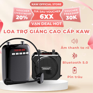 Máy Trợ Giảng Cao Cấp Không Dây KAW, Loa Trợ Giảng Kèm MIC, Pin Trâu, Nhỏ Gọn, Âm Thanh Lớn BH 1 NĂM