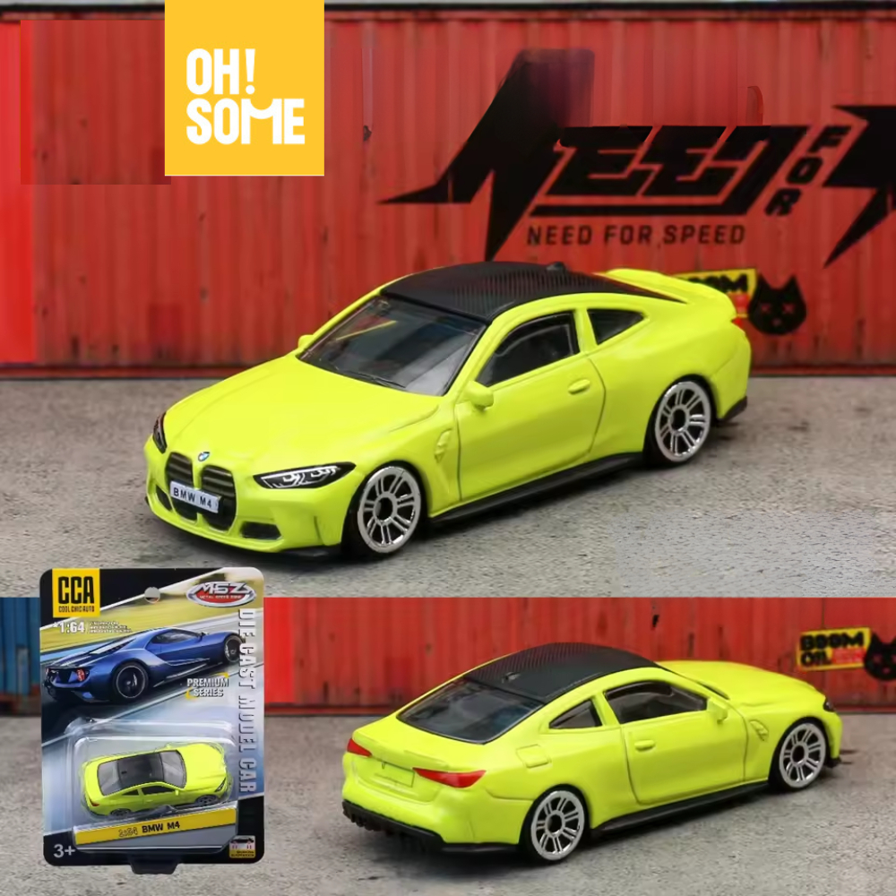 OHSOME - Mô hình xe hơi mini BMW M4 G82 CCA (GIAO MÀU NGẪU NHIÊN) tỉ lệ 1:64 hợp kim tinh xảo