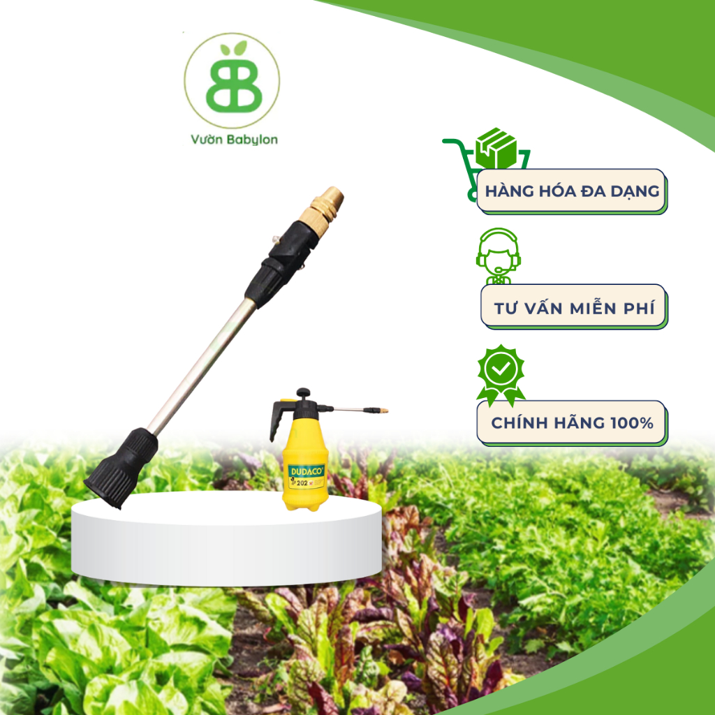 Cần Phun Bình Xịt Tưới Cây Dudaco, Tiện Dụng Cho Tưới Cây, Cần tưới bình dudaco 20cm Dễ Dàng Sử Dụng - 1L / 2L