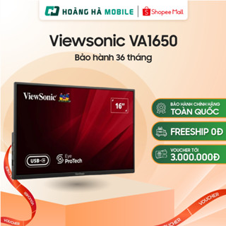  Màn hình di động Viewsonic VA1650  15.6"  FHD  IPS 60Hz Loa 7ms USB-C  - Chính hãng 